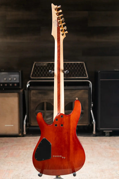 Ibanez SIX27FDBG Iron Label 7-String Electric Guitar Natural - Used