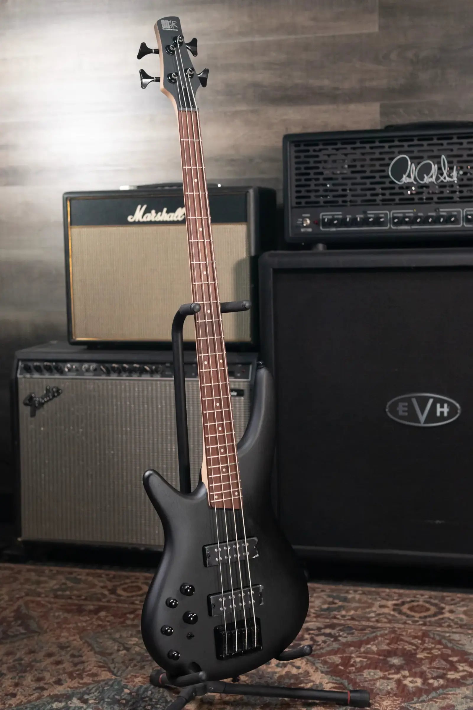 Ibanez SR300EBLWK Standard Left-Handed Electric Bass - Weathered Black