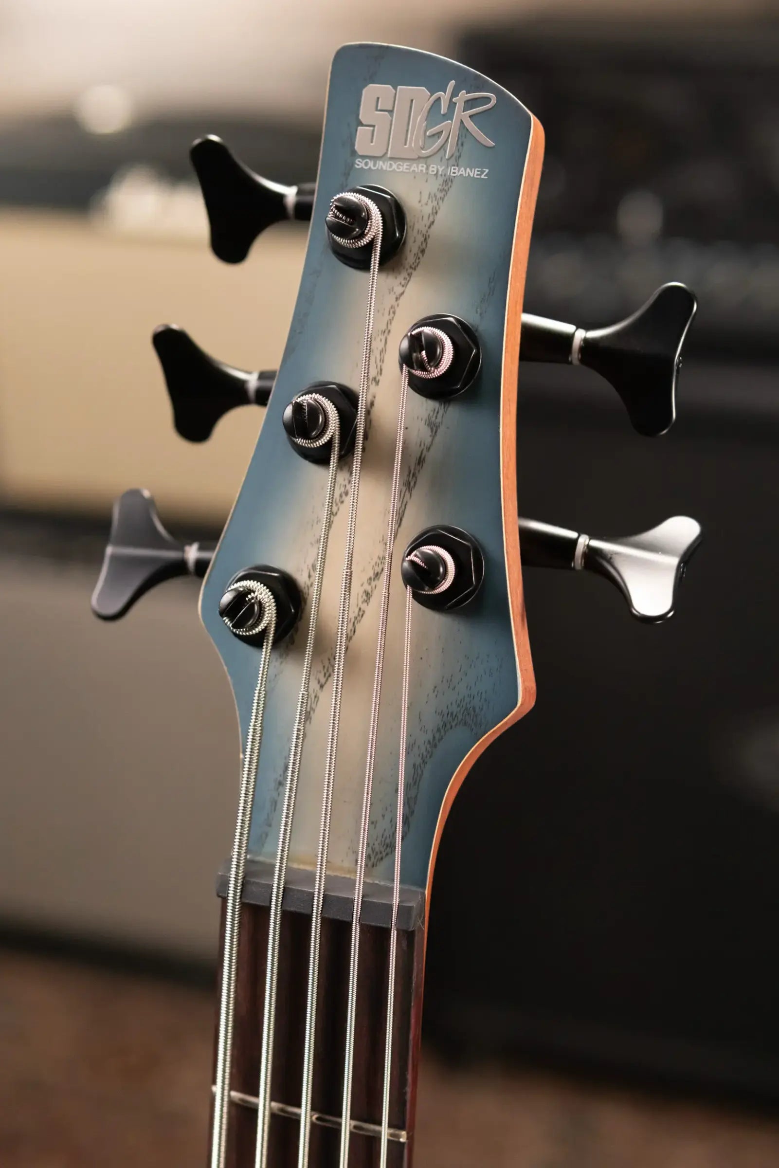 Ibanez SR605E 5-String Bass - Cosmic Blue Stardust Flat