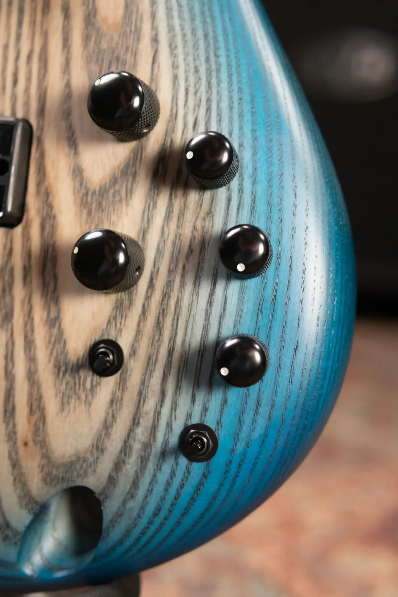 Ibanez SR605E 5-String Bass - Cosmic Blue Stardust Flat