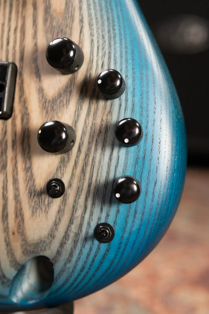 Ibanez SR605E 5-String Bass - Cosmic Blue Stardust Flat