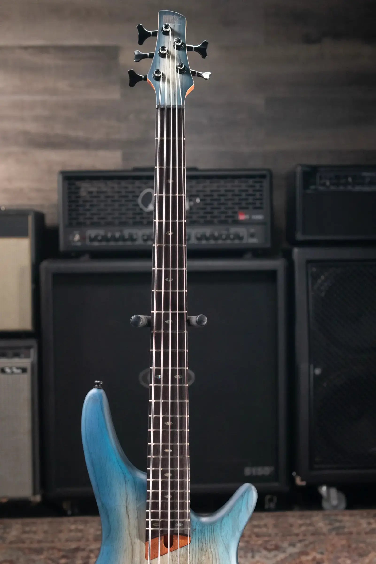 Ibanez SR605E 5-String Electric Bass - Cosmic Blue Starburst Flat