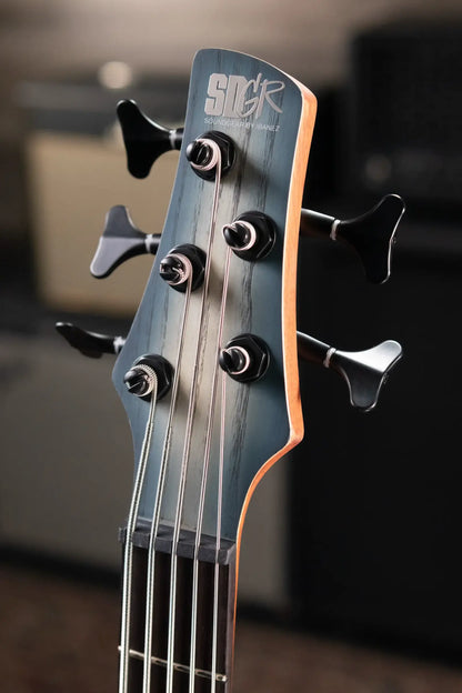 Ibanez SR605E 5-String Electric Bass - Cosmic Blue Starburst Flat