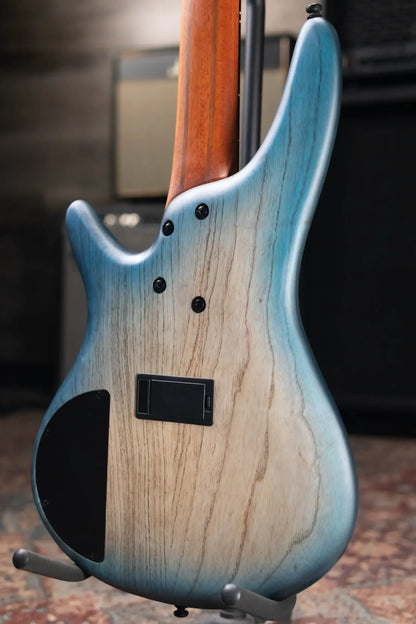 Ibanez SR605E 5-String Electric Bass - Cosmic Blue Starburst Flat
