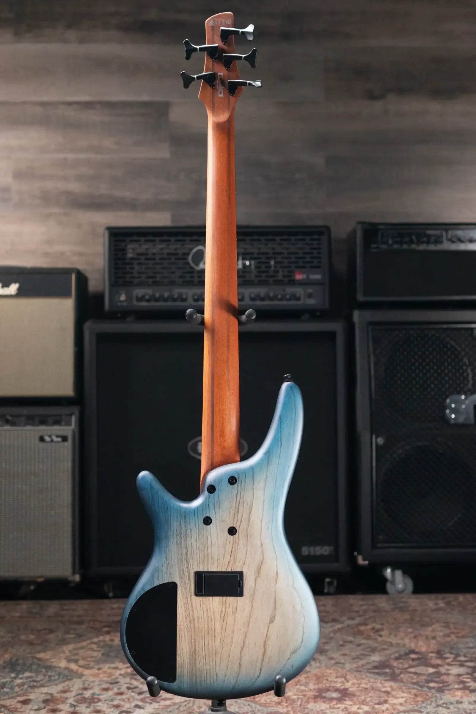 Ibanez SR605E 5-String Electric Bass - Cosmic Blue Starburst Flat