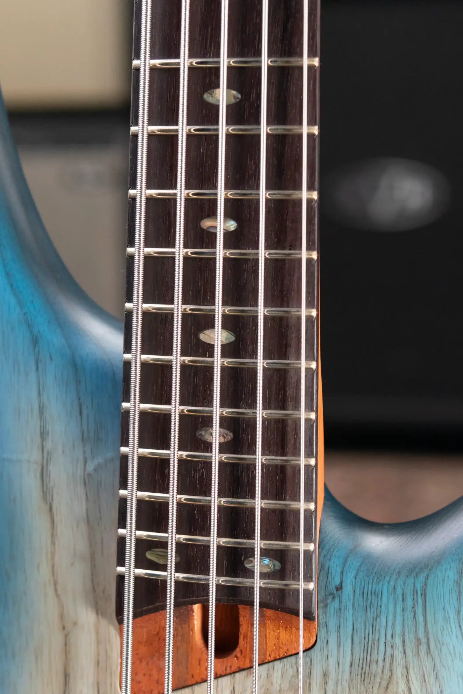Ibanez SR605E 5-String Electric Bass - Cosmic Blue Starburst Flat