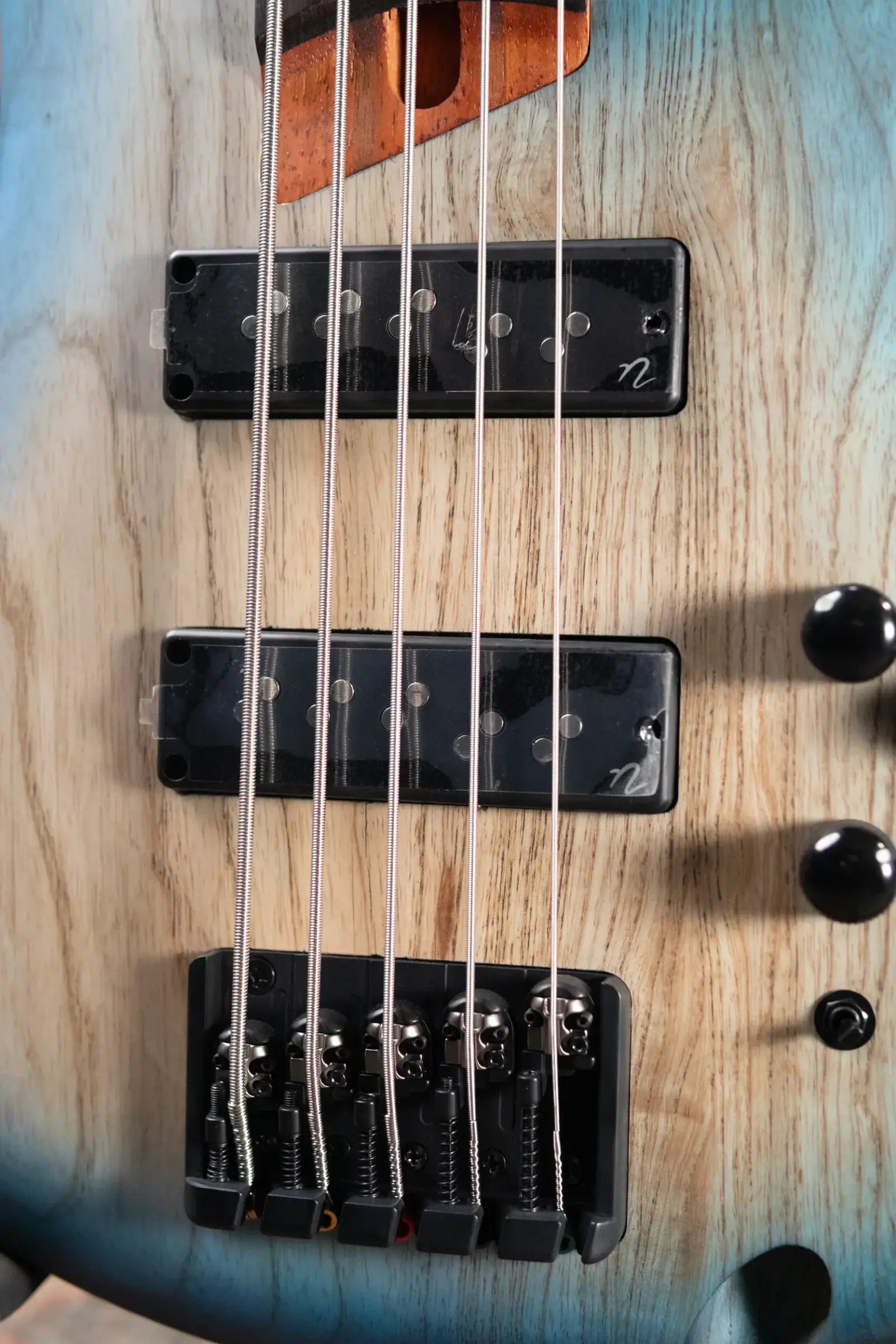 Ibanez SR605E 5-String Electric Bass - Cosmic Blue Starburst Flat