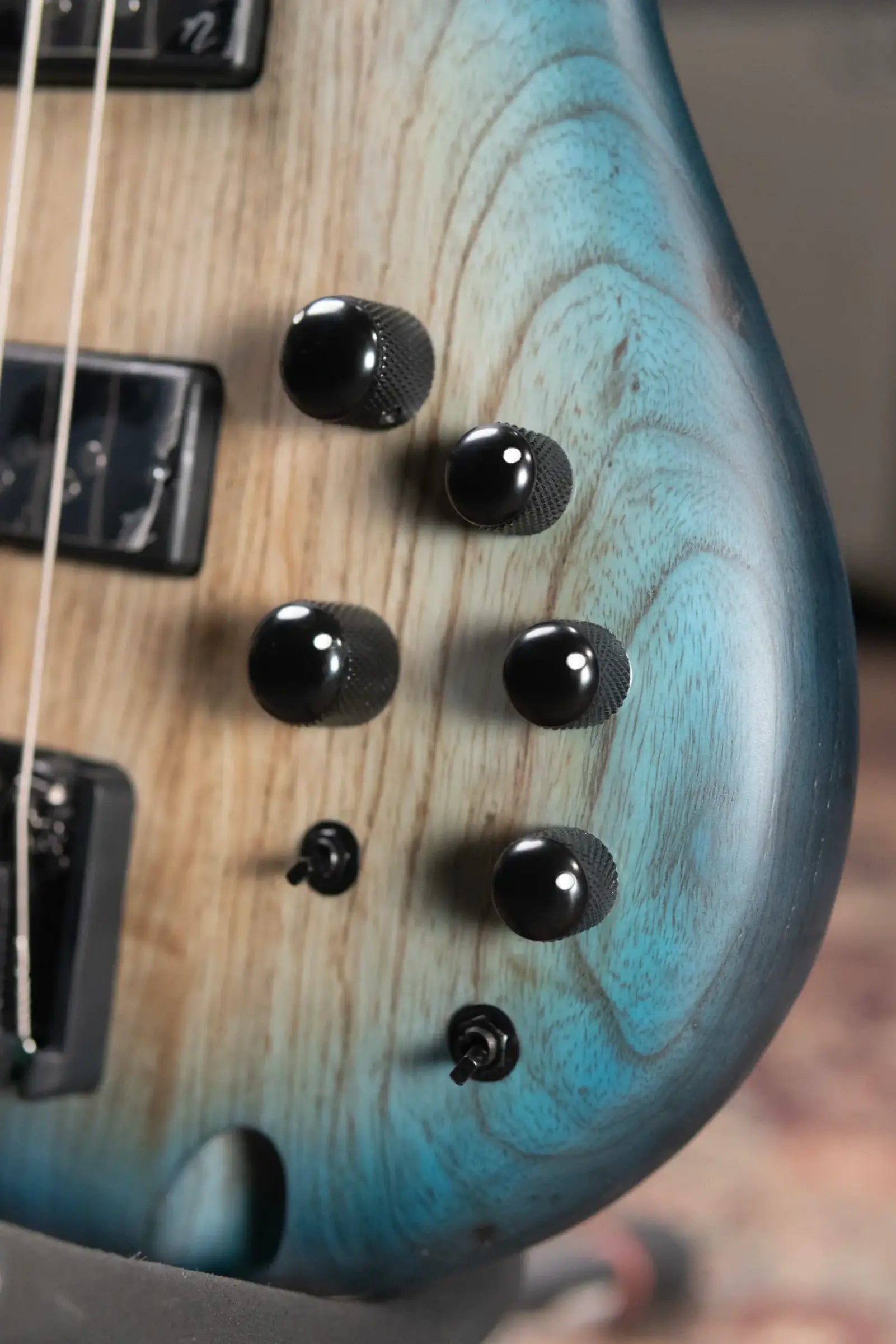 Ibanez SR605E 5-String Electric Bass - Cosmic Blue Starburst Flat