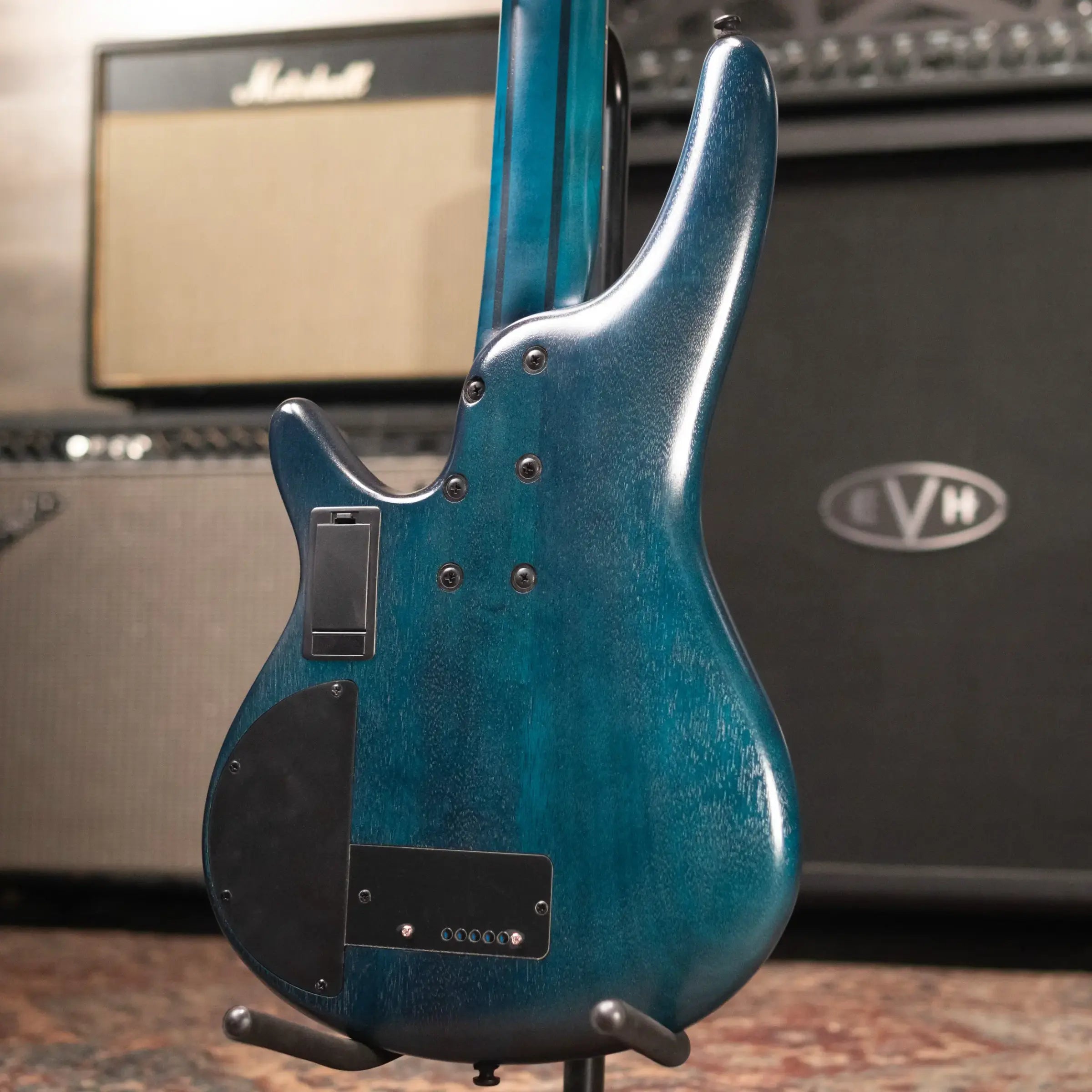 Ibanez SRD905 5-String Semi-Hollow Electric Bass - Cosmic Blue Starburst Low Gloss