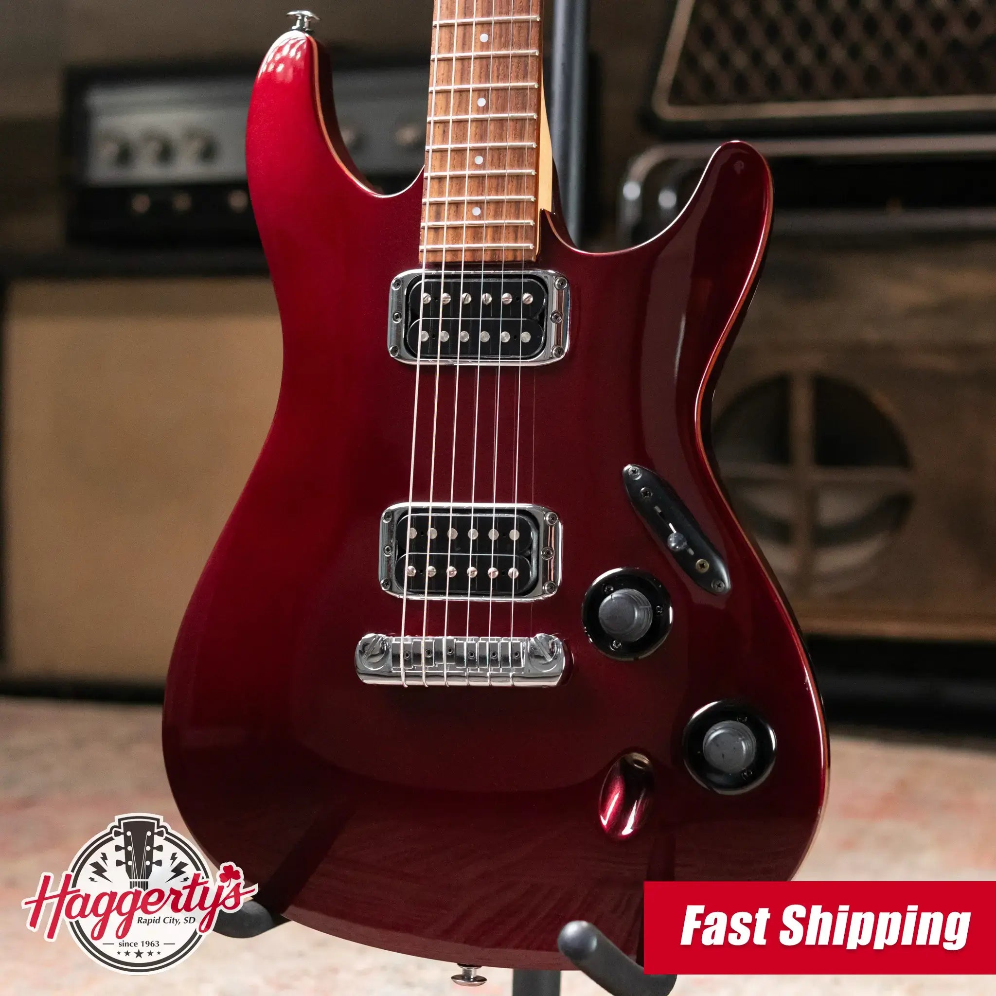 Ibanez S-Classic Electric Guitar - Black Cherry with Gig Bag - Used