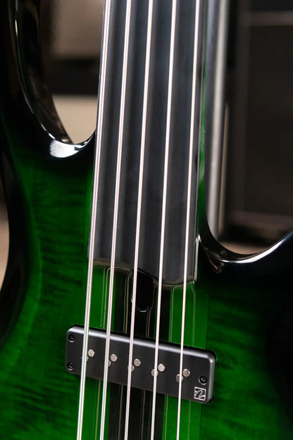 Ibanez Steve Di Giorgio Signature SDGB1-DMT 5-String Fretless Electric Bass - Dark Moss Burst