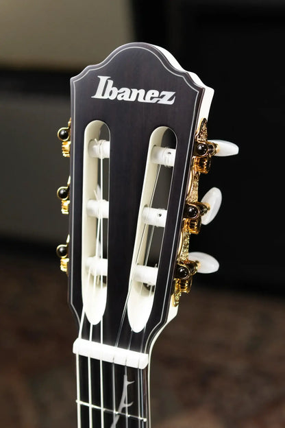 Ibanez TOD100FMN Tim Henson Signature Nylon Electric Guitar - Toasted Marshmallow Matte with Gig Bag