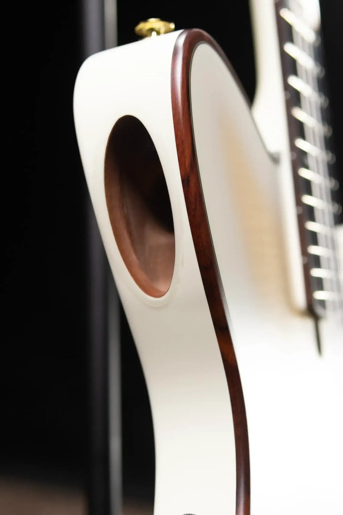 Ibanez TOD100FMN Tim Henson Signature Nylon Electric Guitar - Toasted Marshmallow Matte with Gig Bag