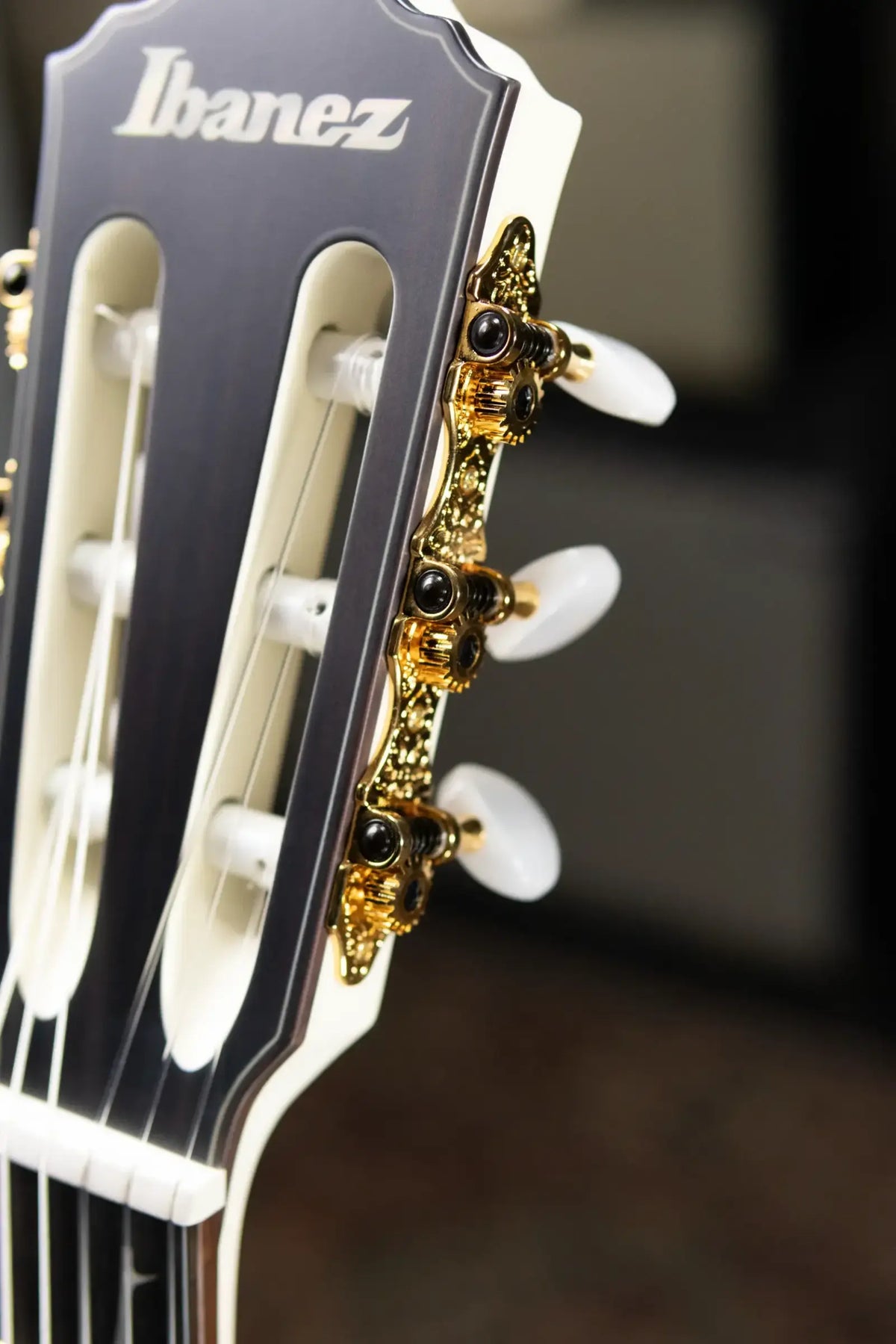 Ibanez TOD100FMN Tim Henson Signature Nylon Electric Guitar - Toasted Marshmallow Matte with Gig Bag