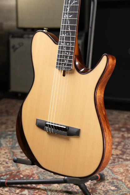 Ibanez TOD100N Tim Henson Signature Nylon Electric Guitar - Natural High Gloss with Gig Bag