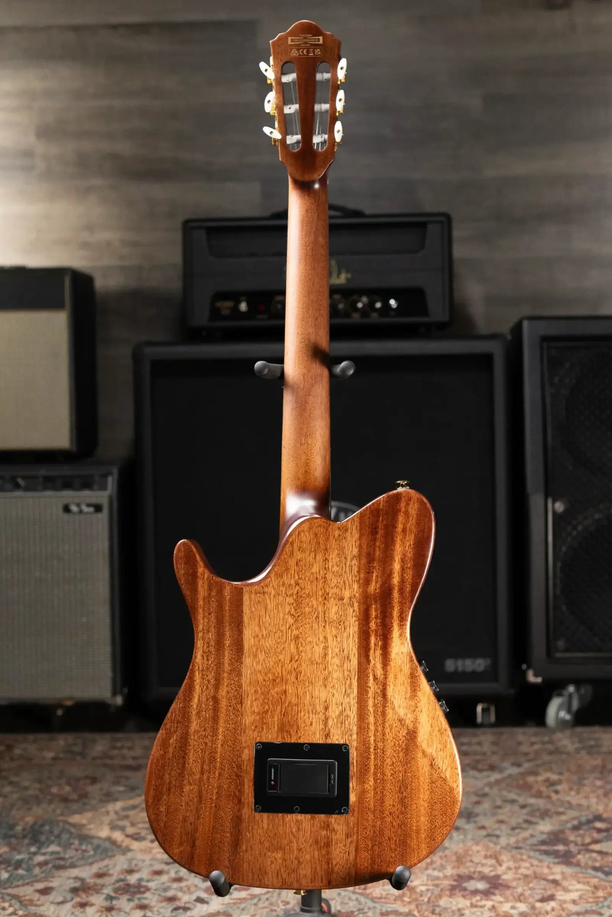 Ibanez TOD100N Tim Henson Signature Nylon Electric Guitar - Natural High Gloss with Gig Bag