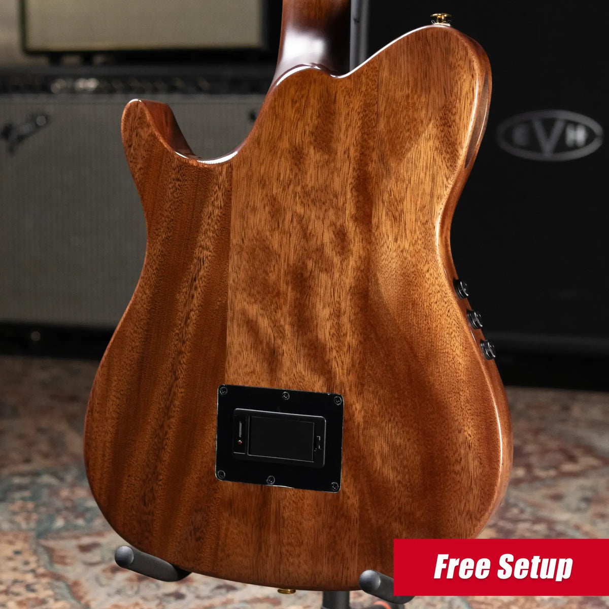 Ibanez TOD100N Tim Henson Signature Nylon Electric Guitar - Natural High Gloss with Gig Bag