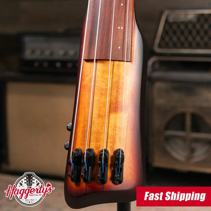 Ibanez UB804MOB Upright 4-String Bass - Mahogany Oil Burst with Gig Bag