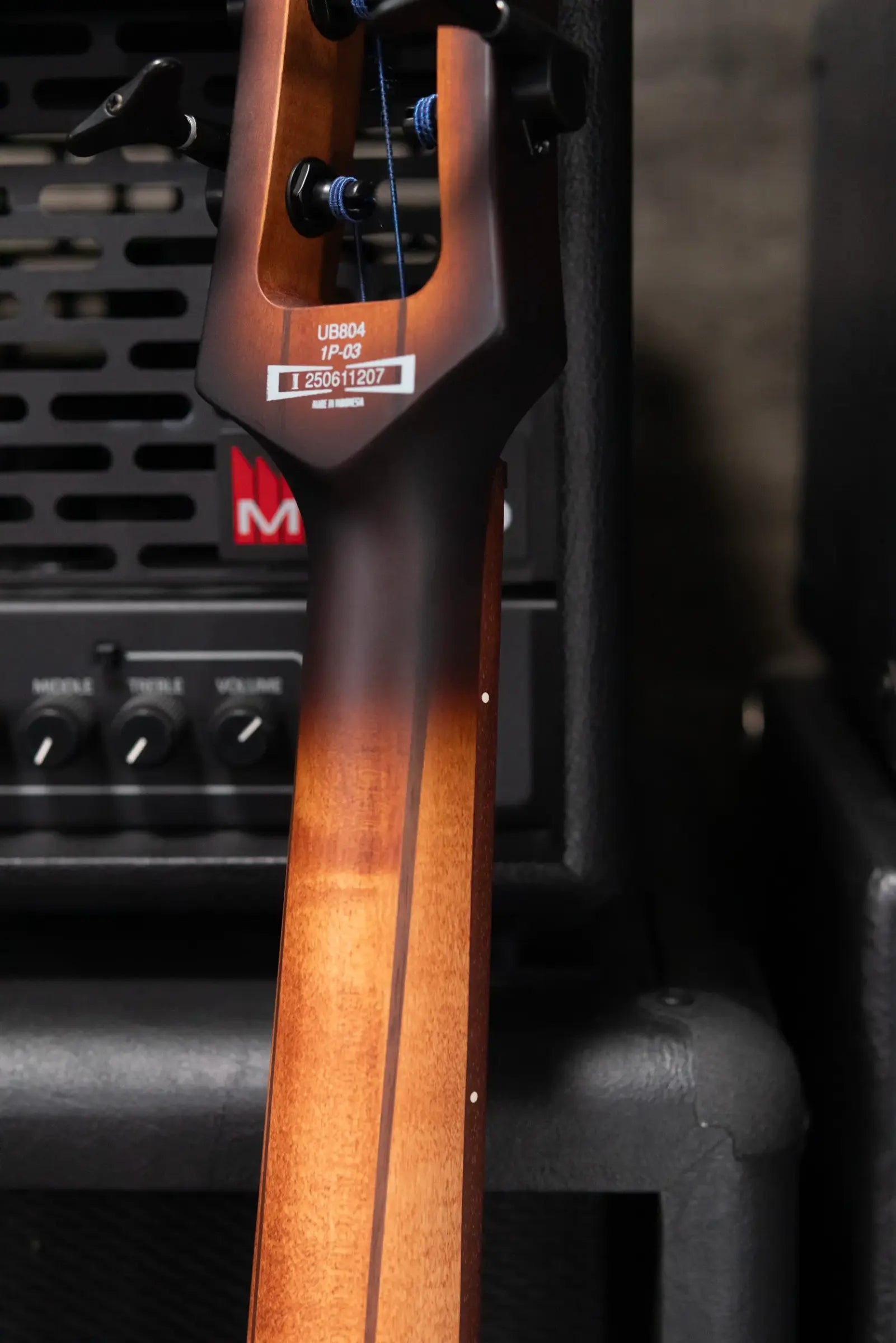 Ibanez UB804MOB Upright 4-String Bass - Mahogany Oil Burst with Gig Bag