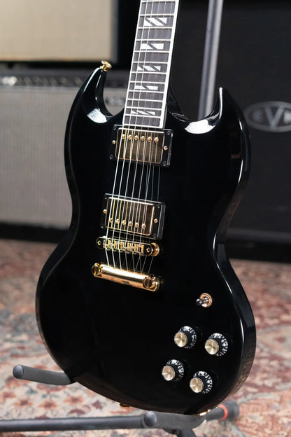 Gibson SG Supreme Electric Guitar - Ebony with Hardshell Case