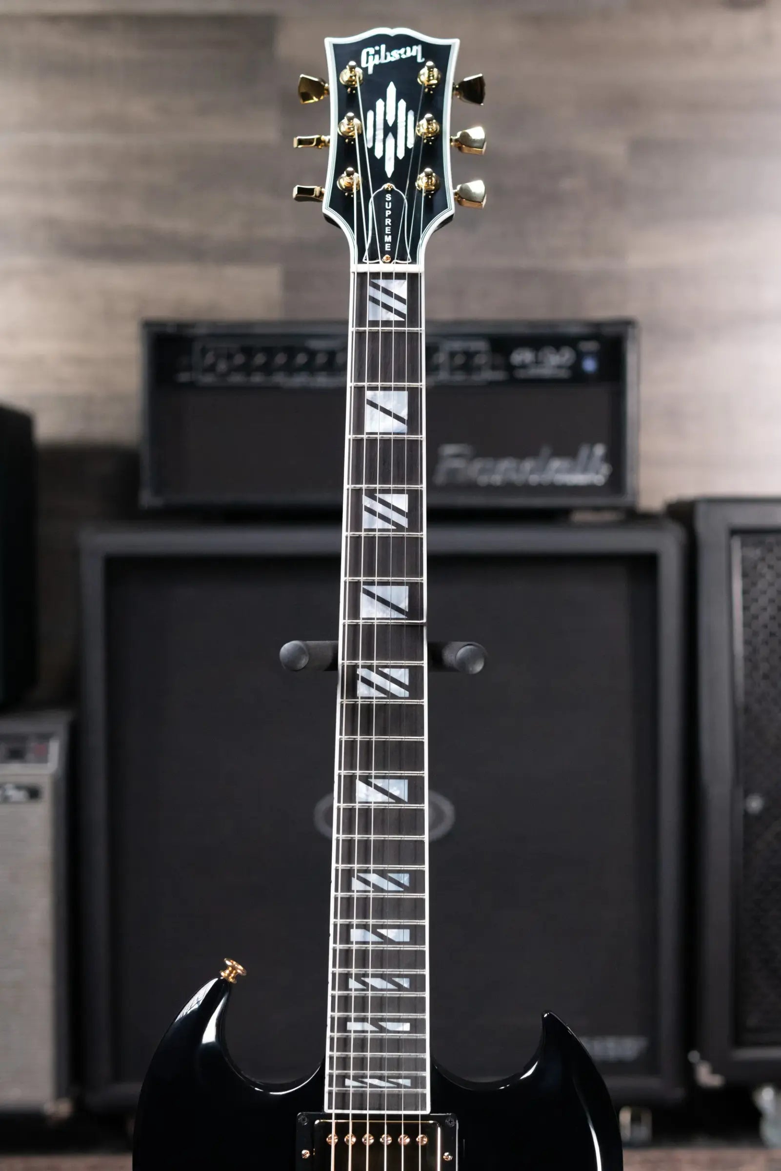 Gibson SG Supreme Electric Guitar - Ebony with Hardshell Case