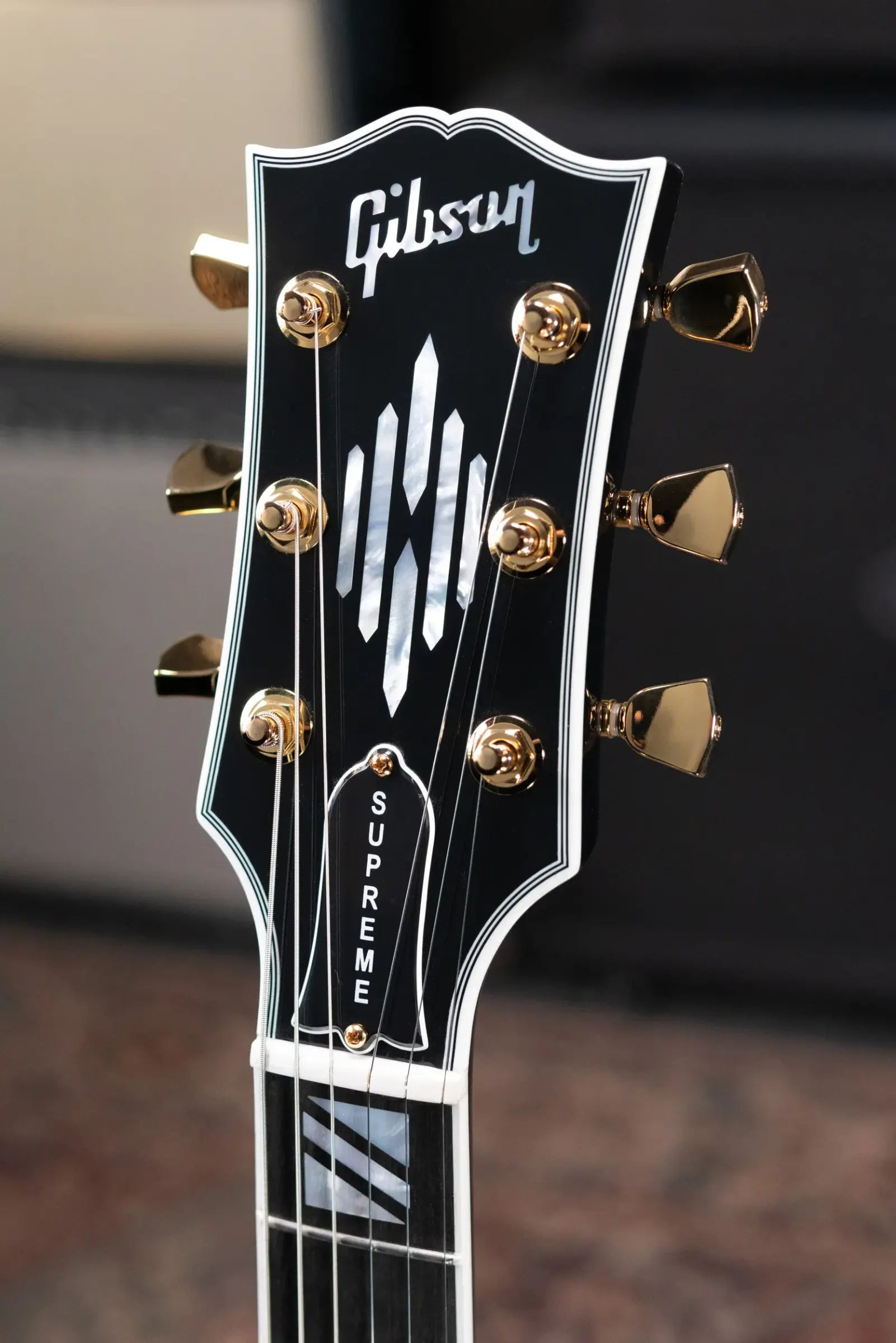Gibson SG Supreme Electric Guitar - Ebony with Hardshell Case