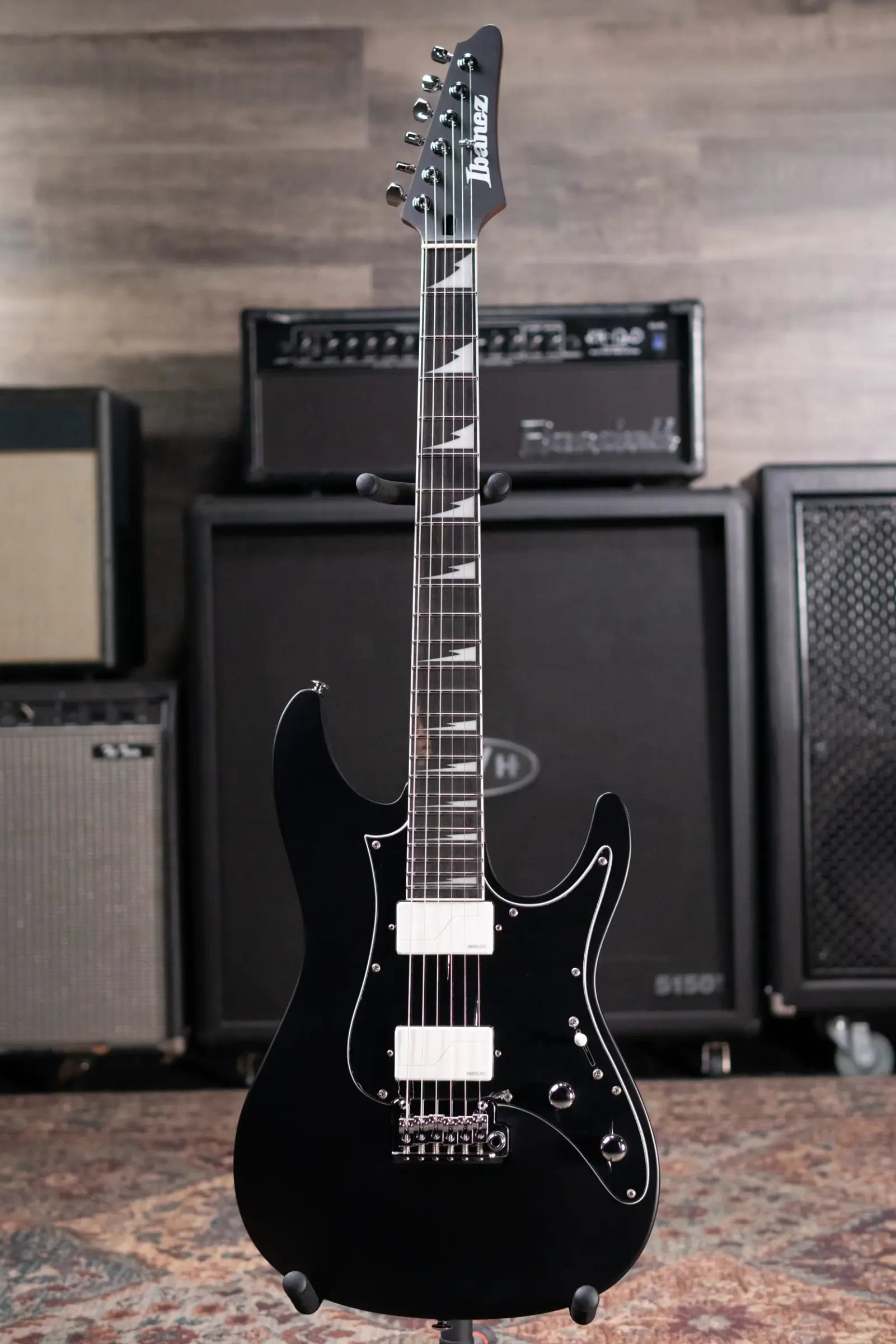 Ibanez BER10 Limited Edition Bernth Signature Electric Guitar - Matte Black with Gig Bag