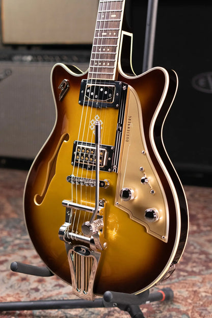 Duesenberg Alliance Series Joe Walsh Semi-Hollow Electric Guitar - Goldburst with Hardshell Case