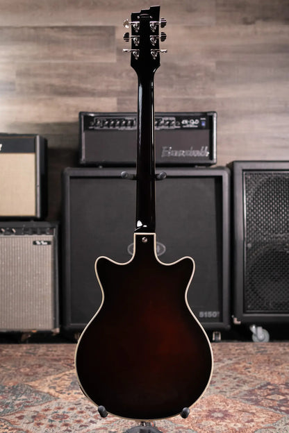 Duesenberg Alliance Series Joe Walsh Semi-Hollow Electric Guitar - Goldburst with Hardshell Case