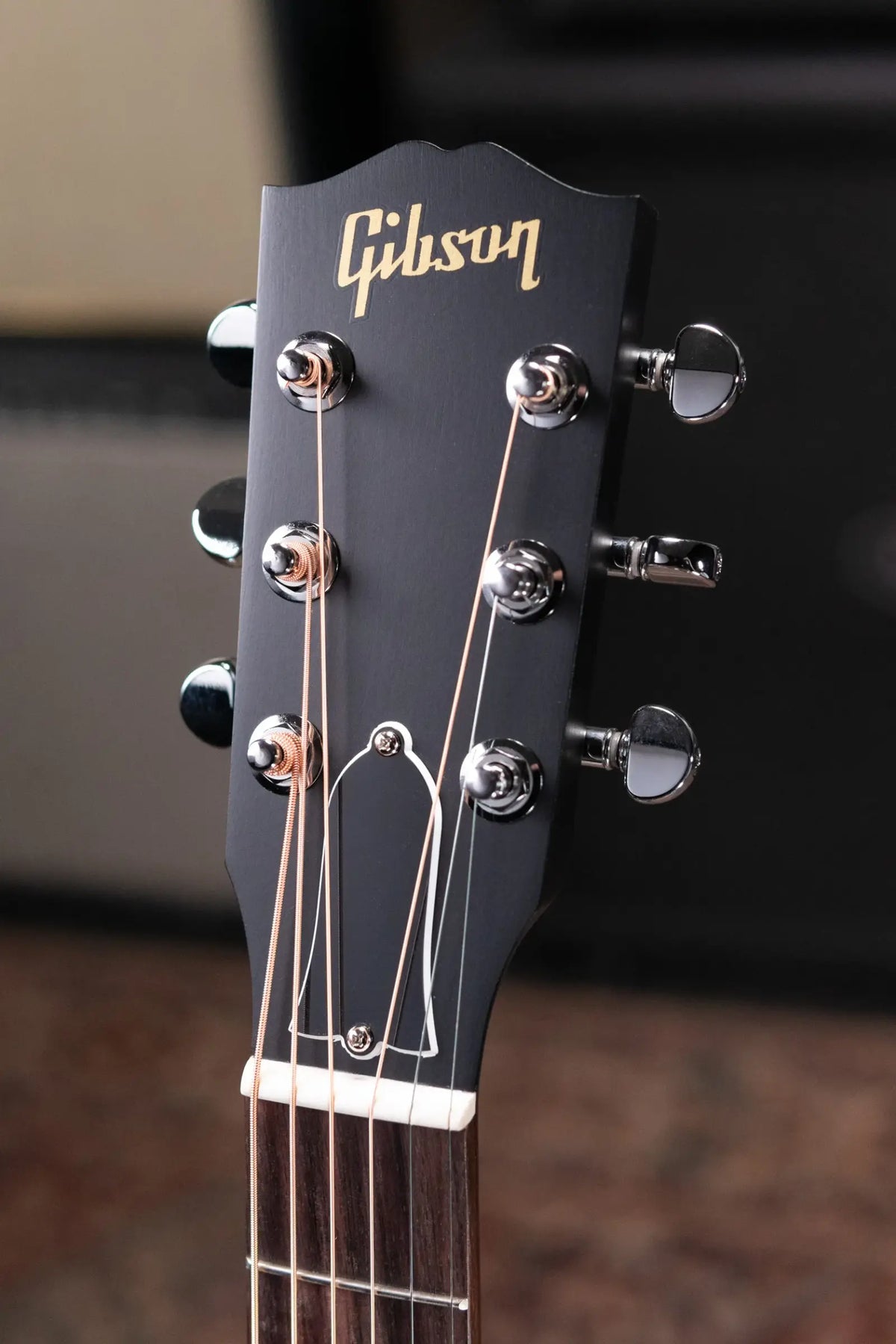 Gibson L-00 Special Parlor Acoustic/Electric Guitar - Ebony Satin with Gig Bag