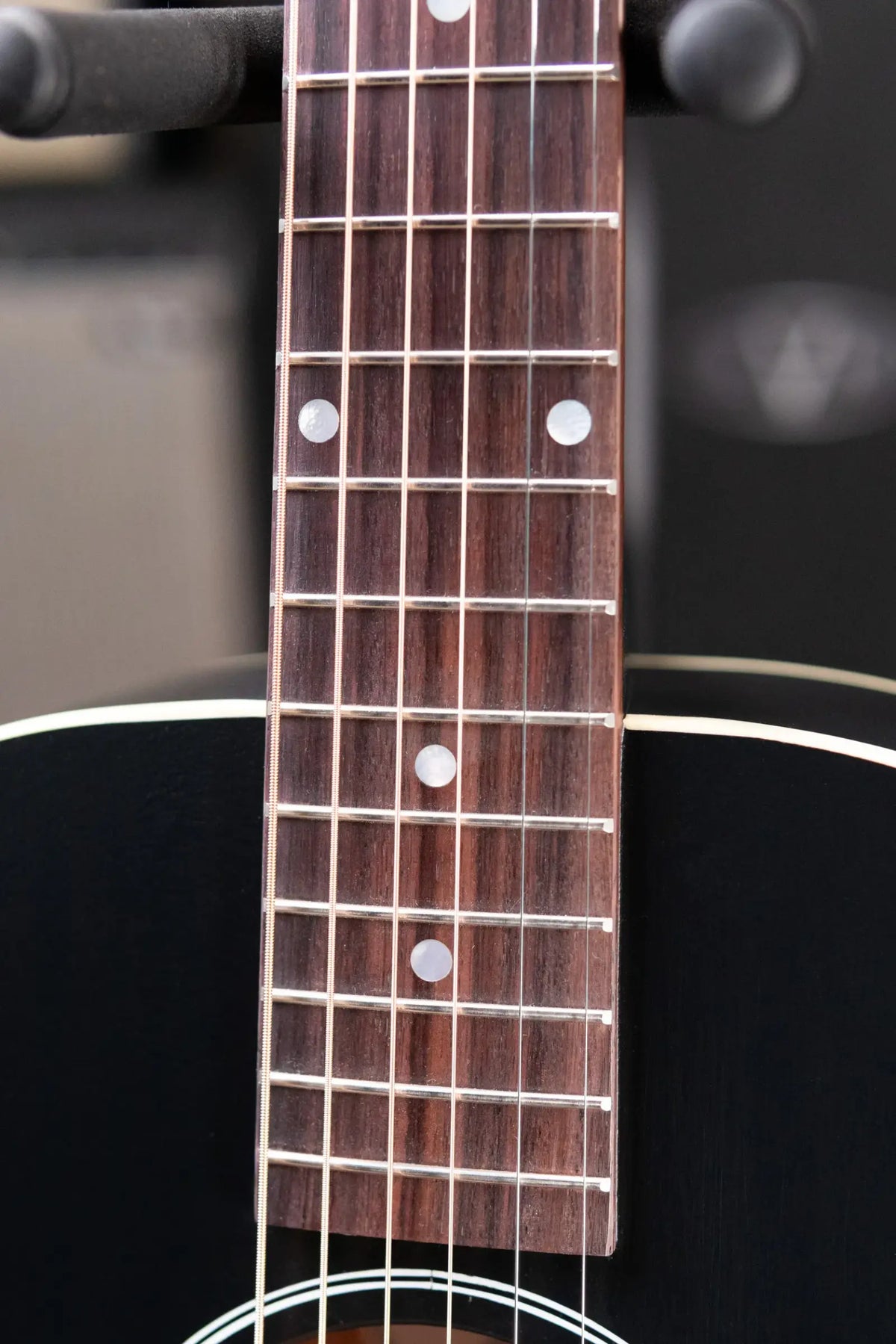 Gibson L-00 Special Parlor Acoustic/Electric Guitar - Ebony Satin with Gig Bag