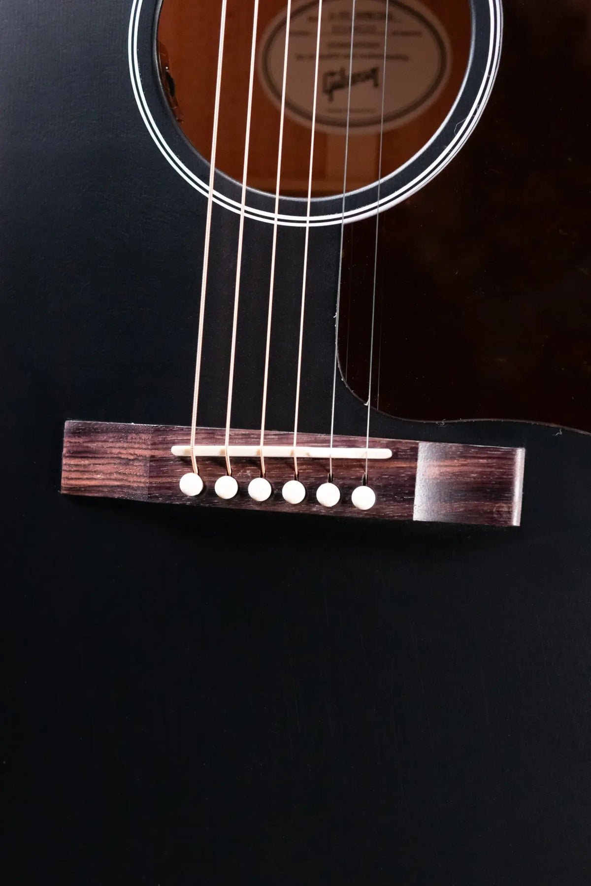 Gibson L-00 Special Parlor Acoustic/Electric Guitar - Ebony Satin with Gig Bag