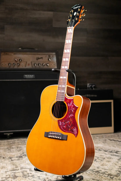 Epiphone Hummingbird Standard EC Acoustic/Electric Guitar - Natural