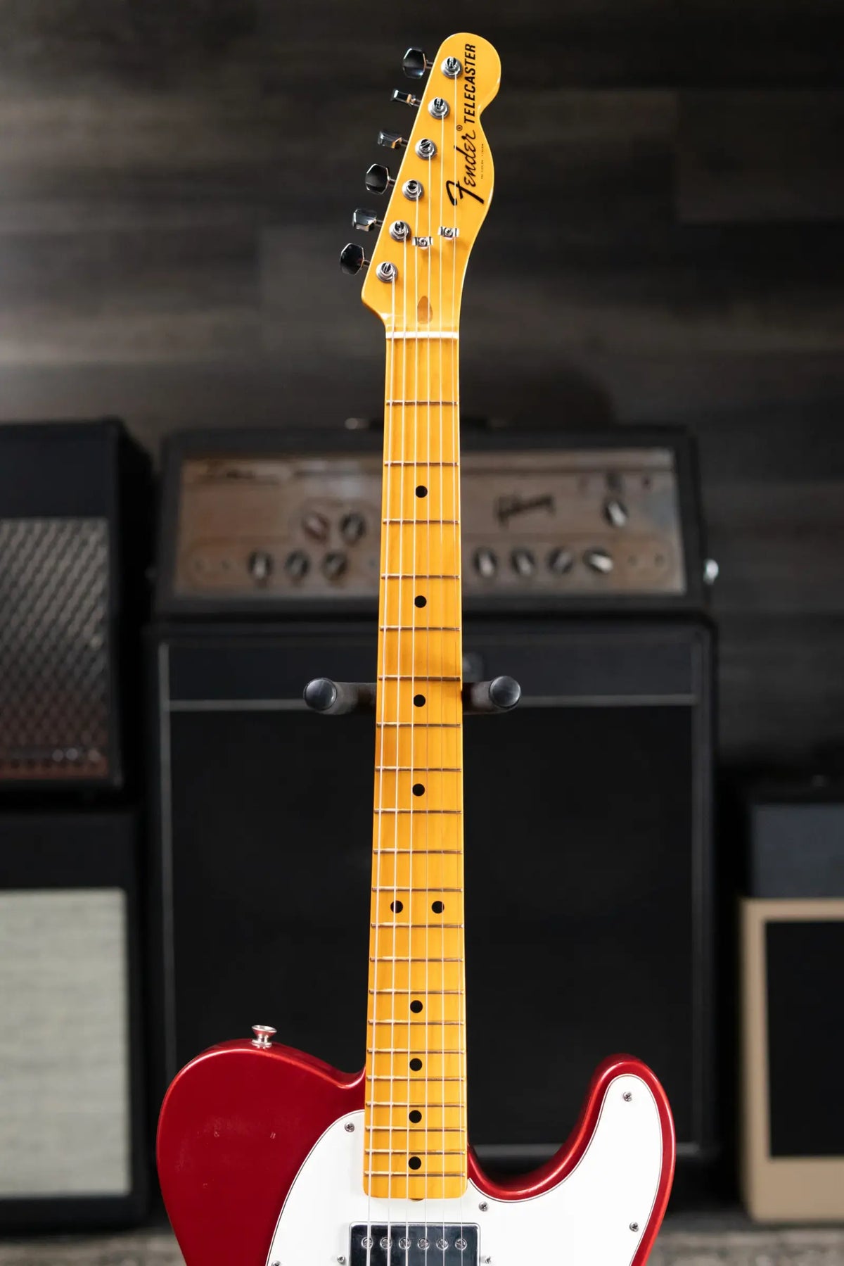 Fender Stories Collection Mike Campbell Red Dog Telecaster Electric Guitar - Red Dog Red with Hardshell Case - Used