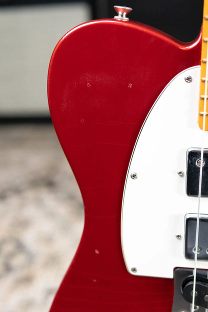 Fender Stories Collection Mike Campbell Red Dog Telecaster Electric Guitar - Red Dog Red with Hardshell Case - Used