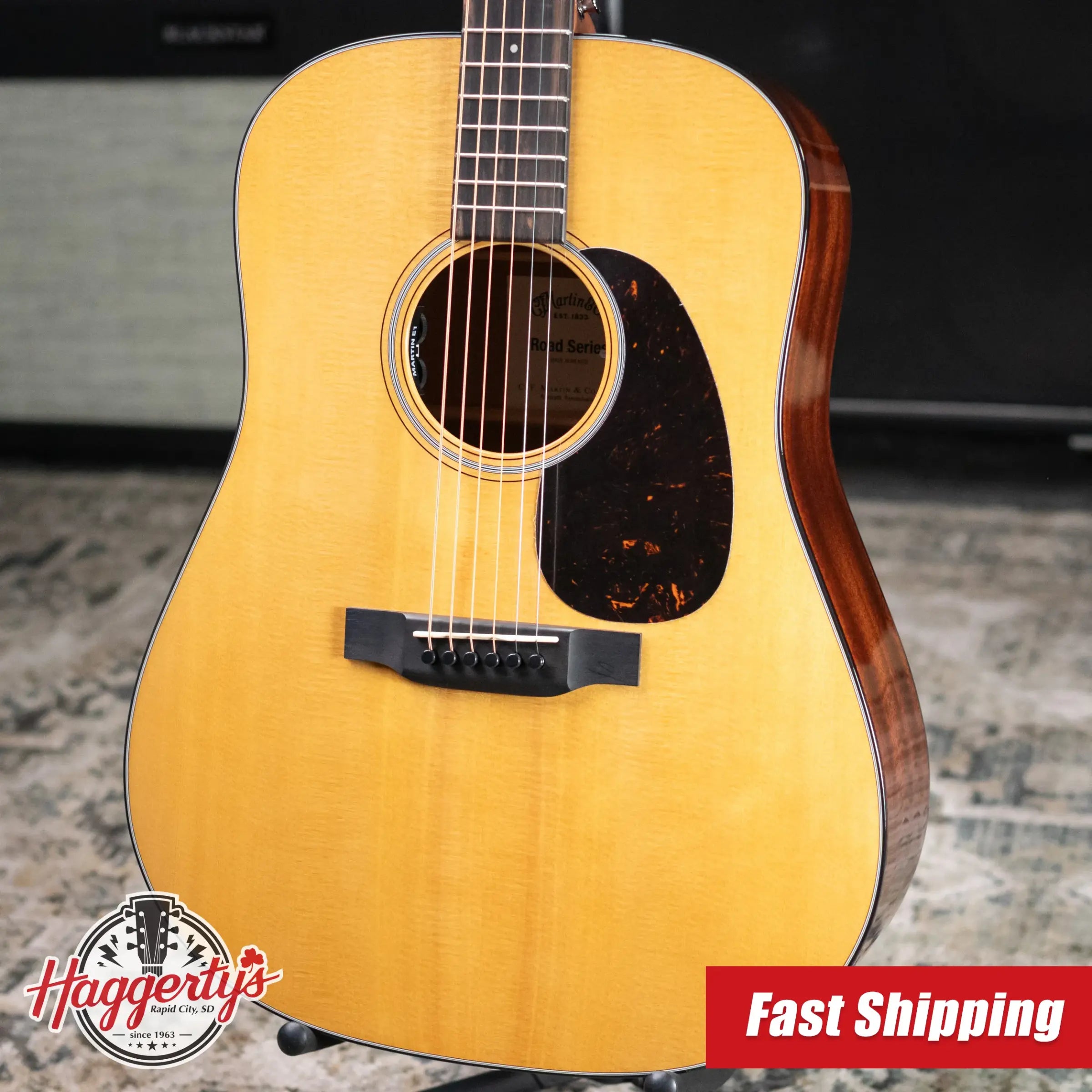 Martin D-12E Retro Dreadnought Acoustic/Electric Guitar - Spruce/Sapele with Gig Bag