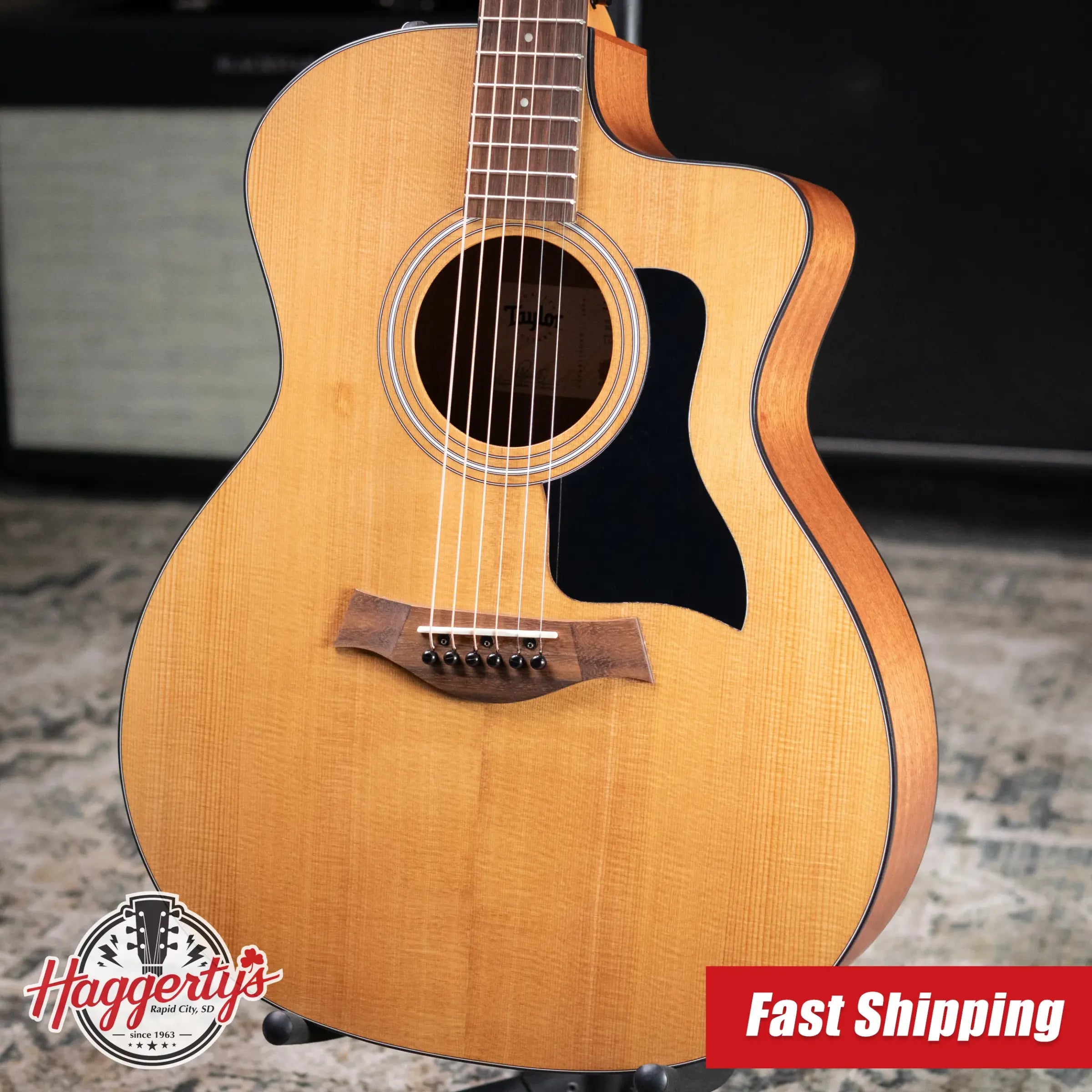 Taylor 114ce Grand Auditorium Acoustic/Electric Guitar with Gig Bag - Factory Demo