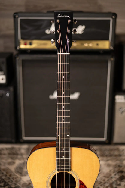 Eastman E1OM-DLX Acoustic/Electric Guitar with Gig Bag