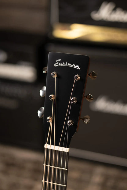 Eastman E1OM-DLX Acoustic/Electric Guitar with Gig Bag