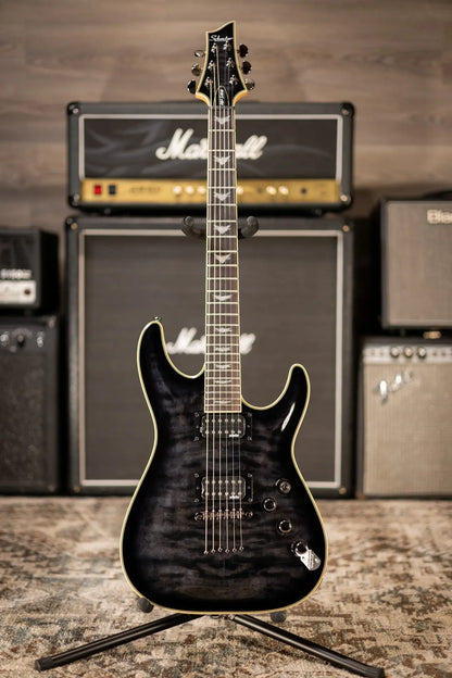 Schecter Omen Extreme-6 Electric Guitar - See Thru Black