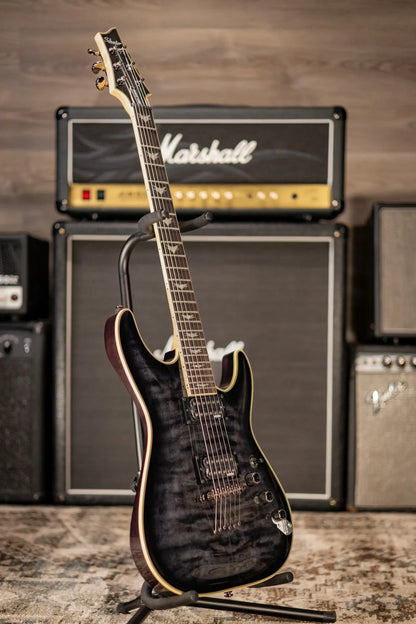 Schecter Omen Extreme-6 Electric Guitar - See Thru Black