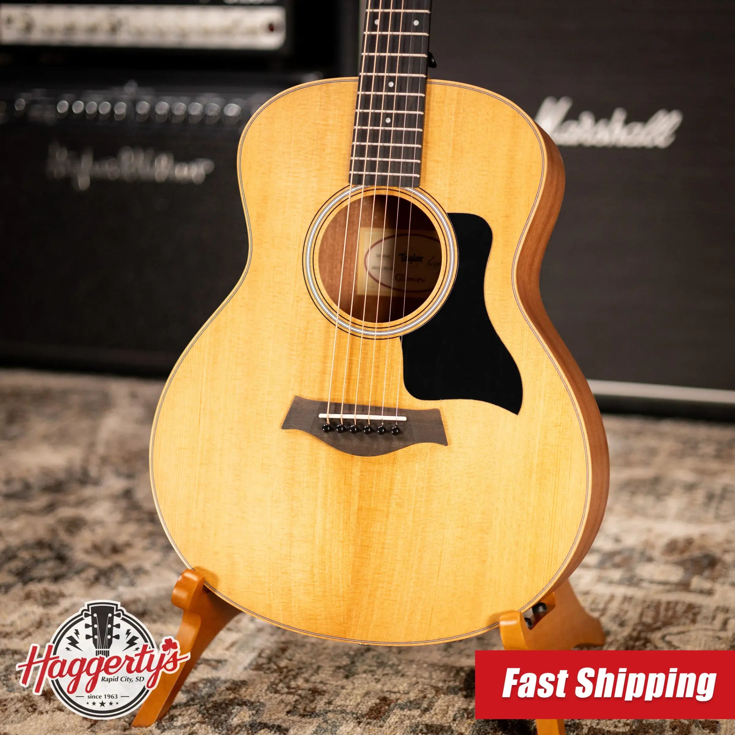 Taylor GS Mini Sapele Acoustic Guitar with Tan Structured Gig Bag