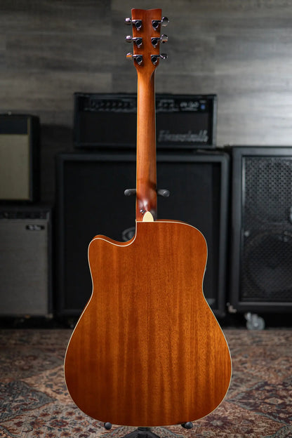 Yamaha FGC-TA Transacoustic Cutaway Acoustic/Electric Guitar - Brown Sunburst