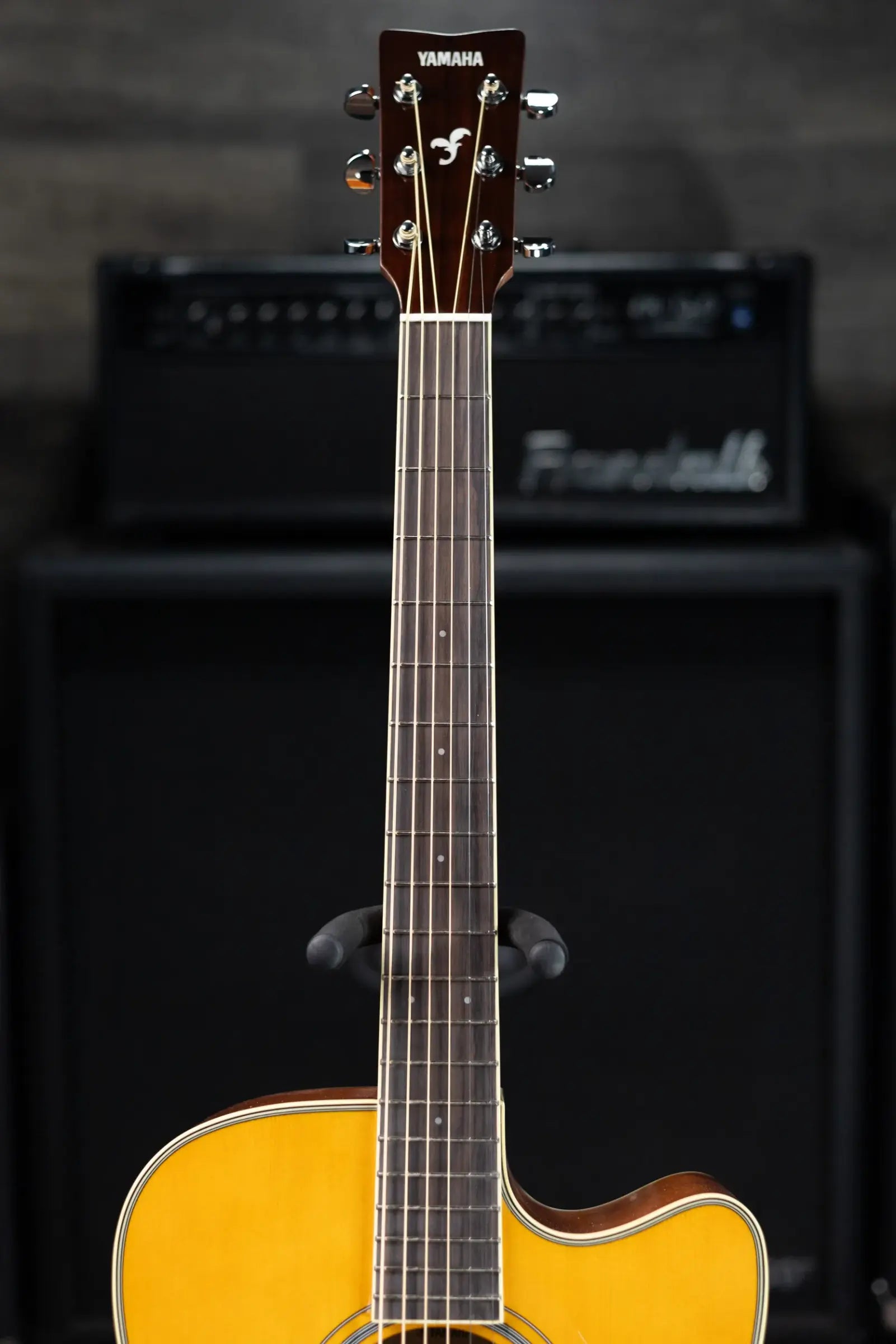 Yamaha FGC-TA Transacoustic Cutaway Acoustic/Electric Guitar - Vintage Tint