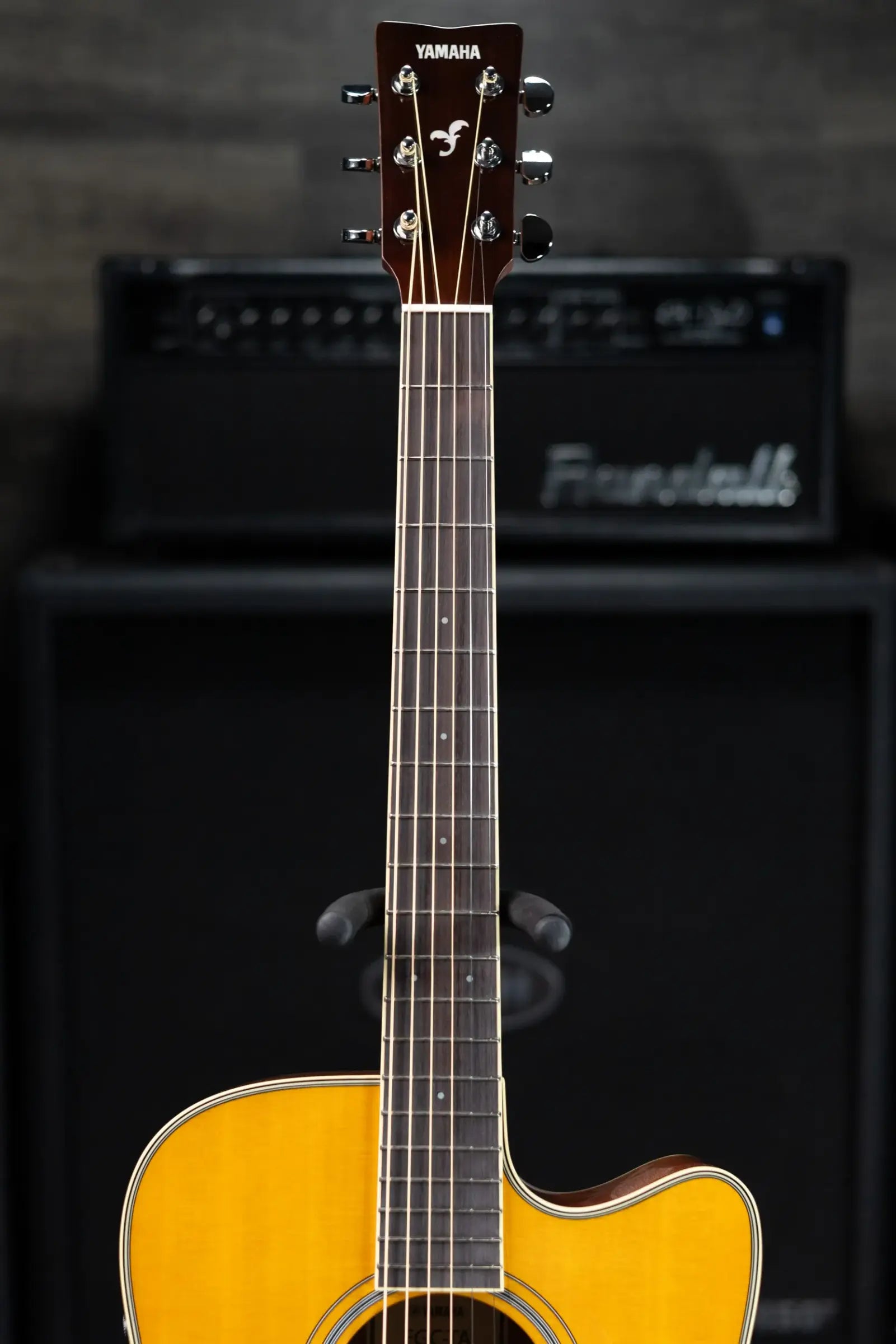 Yamaha FGC-TA Transacoustic Cutaway Acoustic/Electric Guitar - Vintage Tint