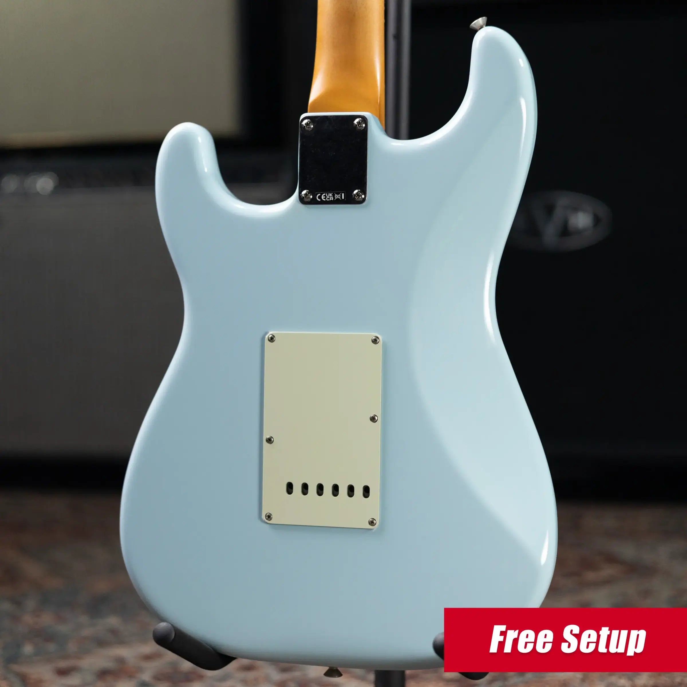 Fender Limited Edition Vintera II Road Worn '60s Stratocaster Electric Guitar - Sonic Blue with Hardshell Case
