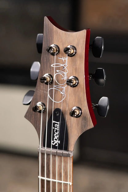 PRS Limited Edition Flame Mango Top Special Semi-Hollow Electric Guitar - Charcoal Purple Burst with Hardshell Case