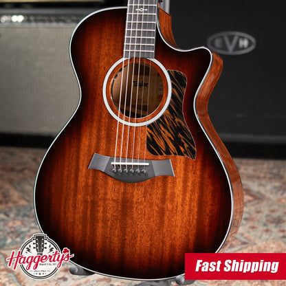 Taylor Next Generation 322ce 14-Fret Grand Concert Acoustic/Electric Guitar - Shaded Edgeburst with Hardshell Case