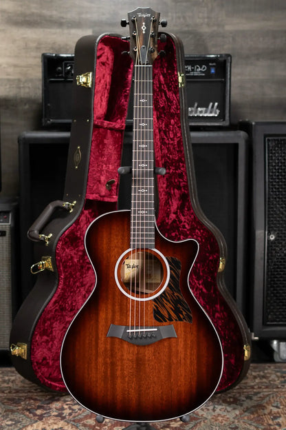 Taylor Next Generation 322ce 14-Fret Grand Concert Acoustic/Electric Guitar - Shaded Edgeburst with Hardshell Case