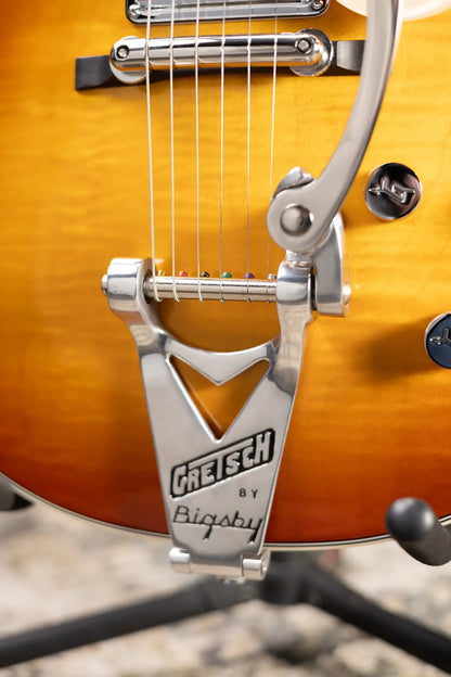 Gretsch Custom Shop Masterbuilt G6128CS 57 Duo Jet NOS Electric Guitar - Honeyburst with Hardshell Case - Used